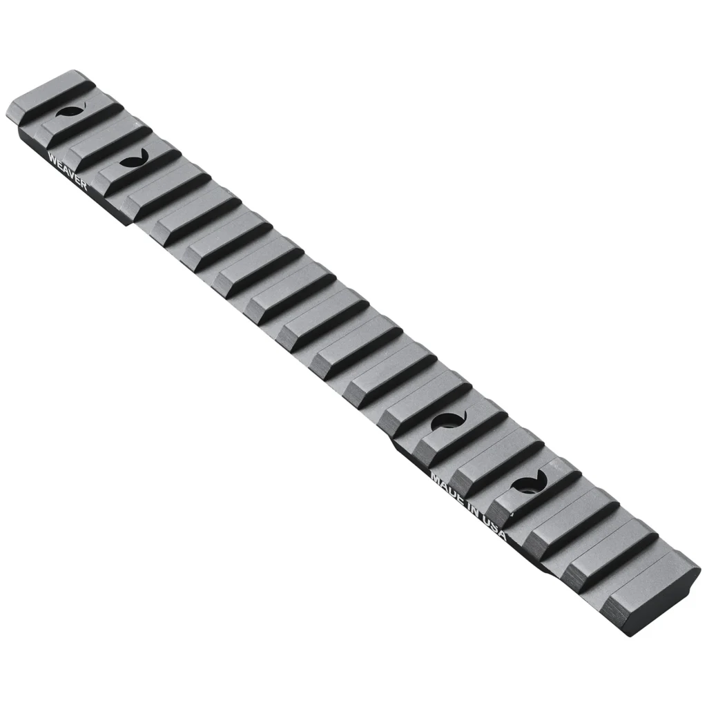 Weaver Mounts 99476 Multi-Slot Base  Extended Black Anodized Aluminum Fits Winchester XPR Long Action