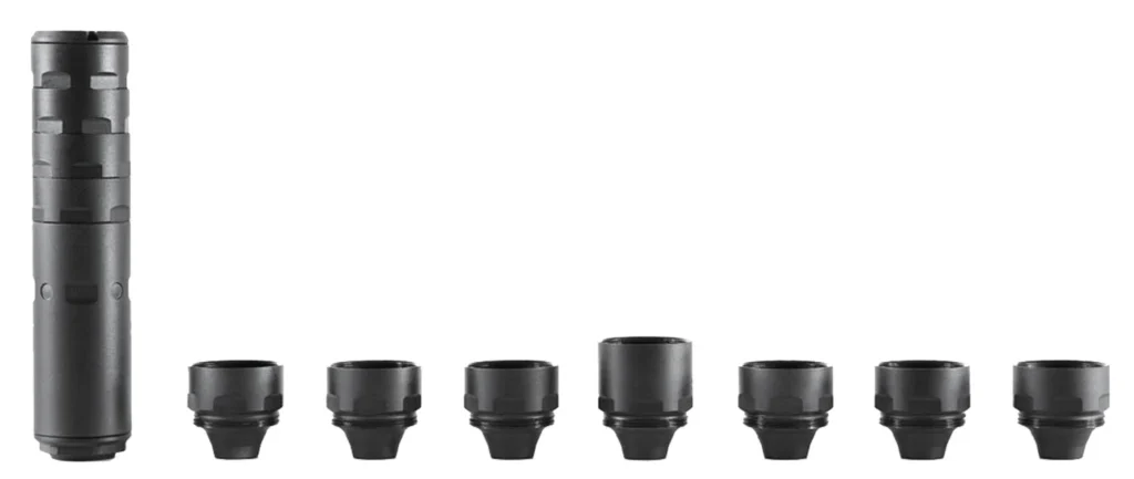Dead Air ODESSA9 Odessa-9  9mm Luger 1.1" Black Nitride 1/2"-28/M13.5x1mm LH