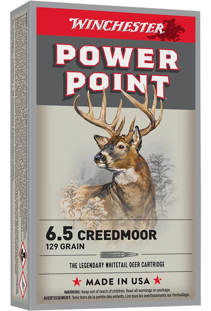 Winchester Ammo X651 Power-Point  6.5Creedmoor 129gr 20 Per Box/10 Case