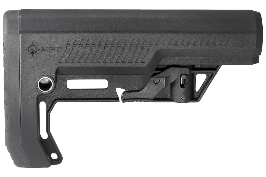 Mission First Tactical BMSMILEXD Battlelink Extreme Duty Minimalist Stock Collapsible Black Synthetic for AR-15, M16, M4 with Mil-Spec Tube (Tube Not Included)