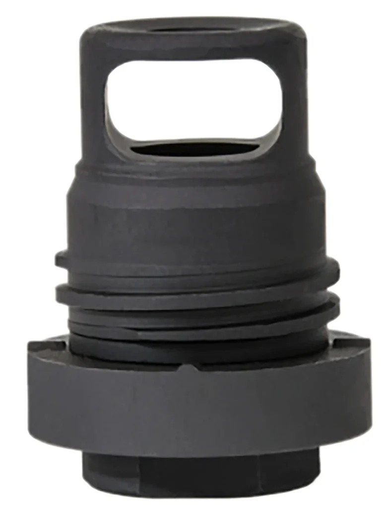Yankee Hill 3102-1MB-24A Mini Phantom Q.D. Muzzle Brake Black Melonite Steel with 5/8"-24 tpi Threads & 1.60" OAL for 30 Cal AR-Platform