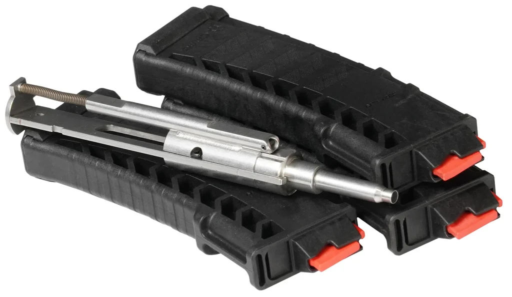 CMMG 22BA651 Bravo  Compatible w/ 5.56/ .223 AR Platform Rifles 22 LR 25rd Includes 3 Magazines