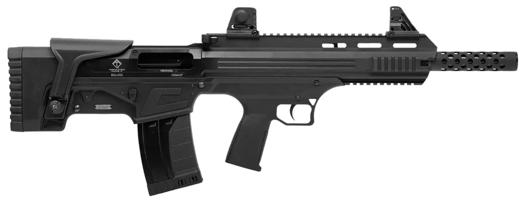 ATI ATIG20BDB Bulldog  20 Gauge 3" 16" 5+1 Black Steel Barrel, Black Aluminum Receiver, Picatinny Rail, Black Fixed Bullpup Stoc & Grip