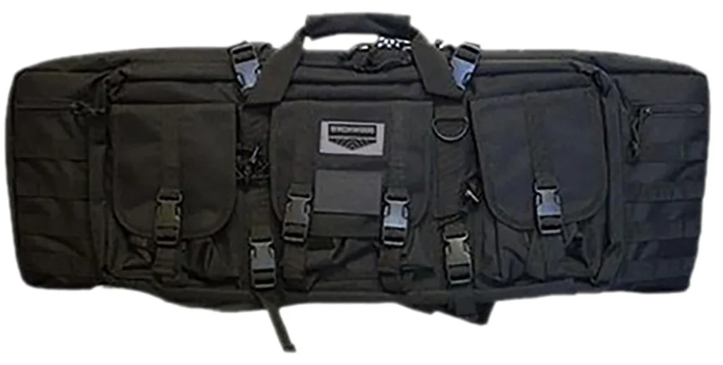 Birchwood Casey RBG36 Single Gun Case  36" Black 600D Polyester w/ Padded Straps/3 Large Storage Pockets & Dual Zippered Storage