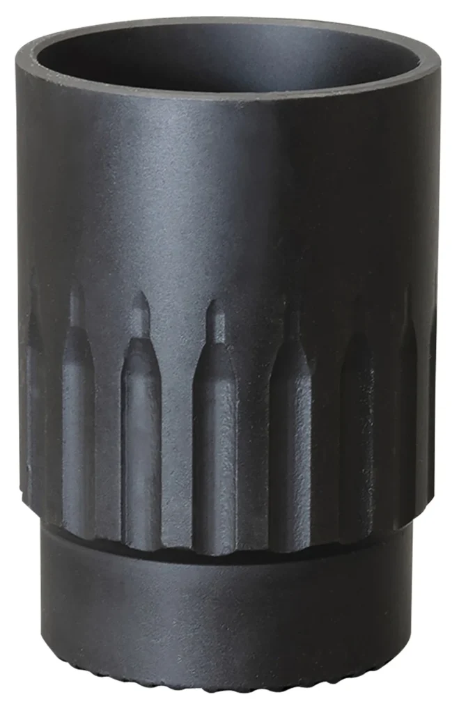 Yankee Hill 3130 Blast Deflector QD Short 30 Cal Black Steel with 2.19" OAL for YHM QD Mounts