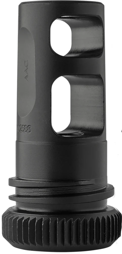 ADVANCED ARMAMENT COMPANY 64132 Blackout Muzzle Brake 22 Cal 1/2"-28 tpi, Black Steel, for AAC 51T Suppressors