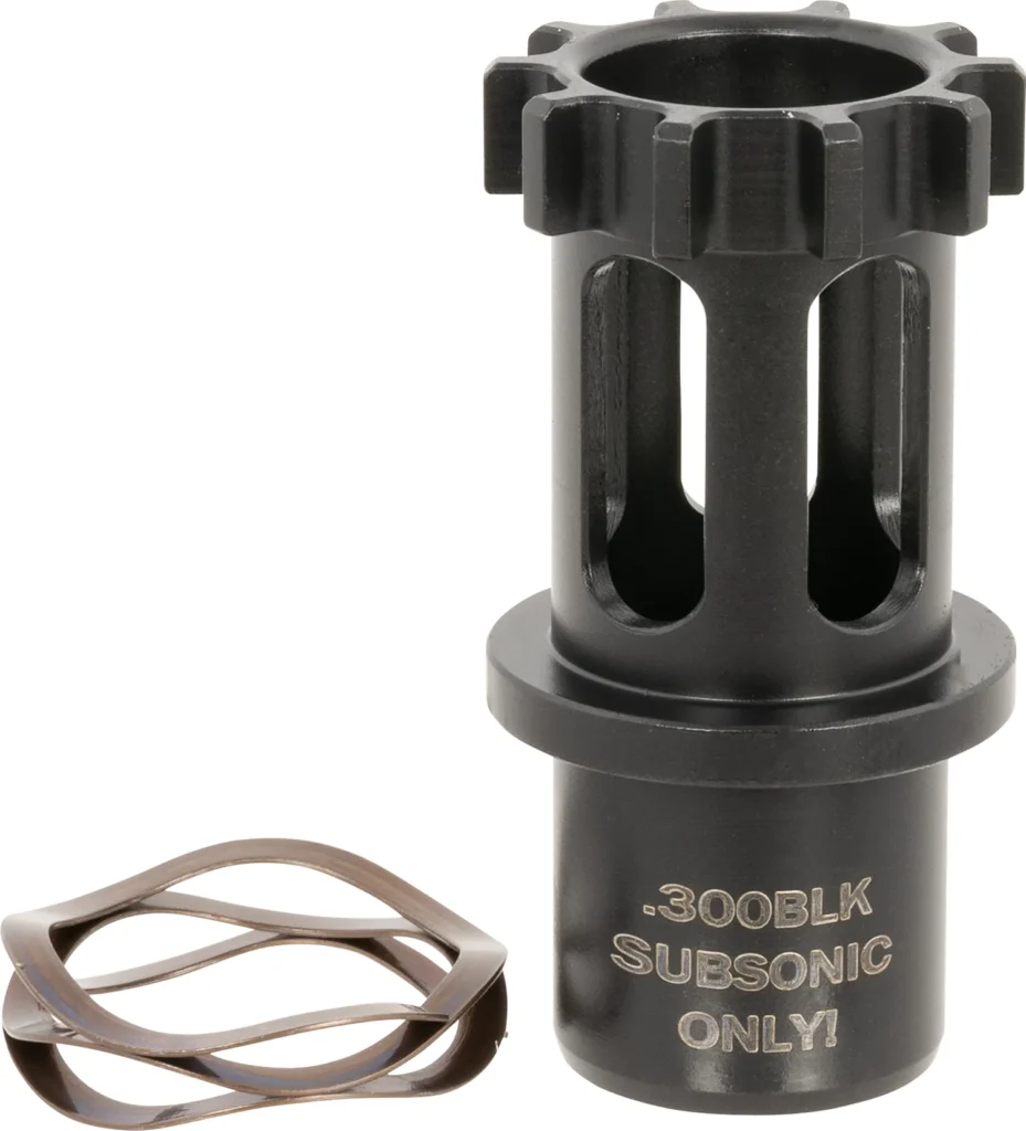 ADVANCED ARMAMENT COMPANY 64744 Direct Thread Adapter  300 Blackout (Subsonic Only), 5/8"-24 tpi, for AAC Ti-Rant 45 Suppressor