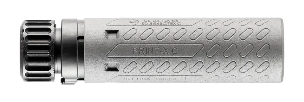 B&T Firearms SD762ROTEXCOMPACTTI Rotex Compact TI Suppressor 7.62x51 NATO w/ SureFire Hub Adapter 1.375x24TPI