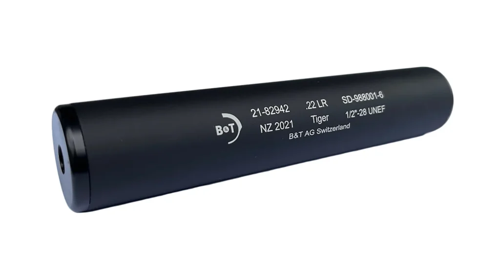 B&T Firearms SDTIGER22LR Tiger Suppressor 22 LR Black