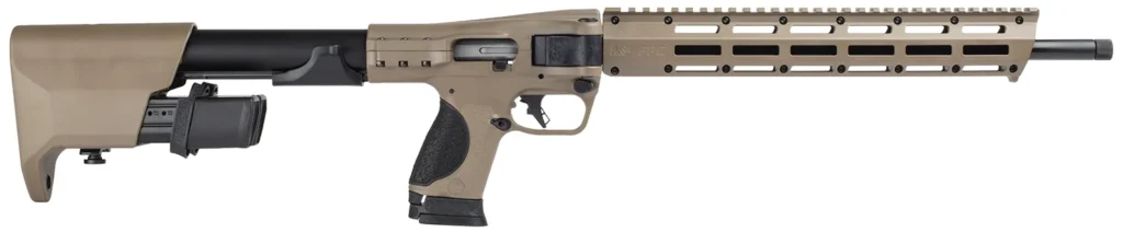 Smith & Wesson 14376 M&P FPC  9mm Luger 23+1 18.60" Black Oxide Flat Dark Earth Cerakote Aluminum Receiver M-LOK Handguard Polymer Stock Palm Swell Grip