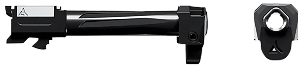 Radian Weapons R0842 Ramjet & Afterburner Combo 9mm Luger Compatible w/Glock 43, Black Stainless Steel