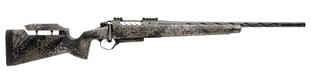 Seekins Precision 0011710305-F Havak PH3 6 Creedmoor 24" Black Fluted Threaded Barrel, Black Picatinny Rail Steel Receiver, Adj Cheek Riser Mountain Shadow Synthetic Stock
