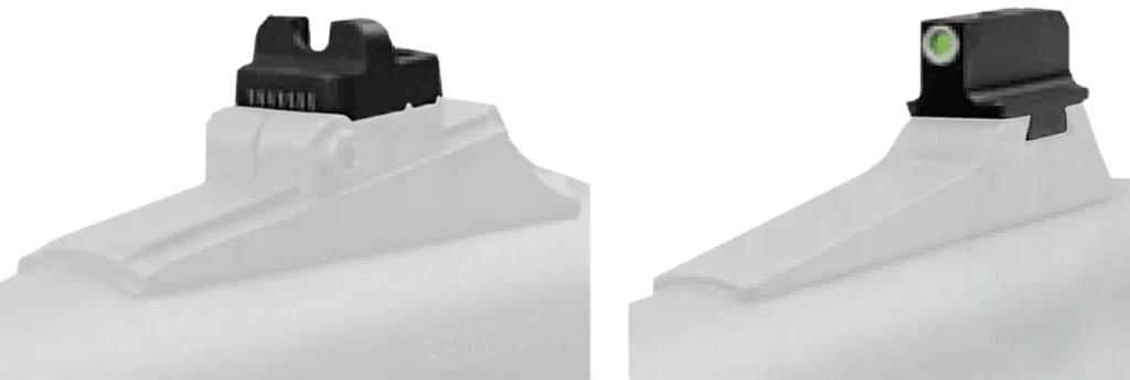 TruGlo TG231R3W Tritium Pro  Black | Green Tritium White Outline Front Sight Green Tritium Rear Sight