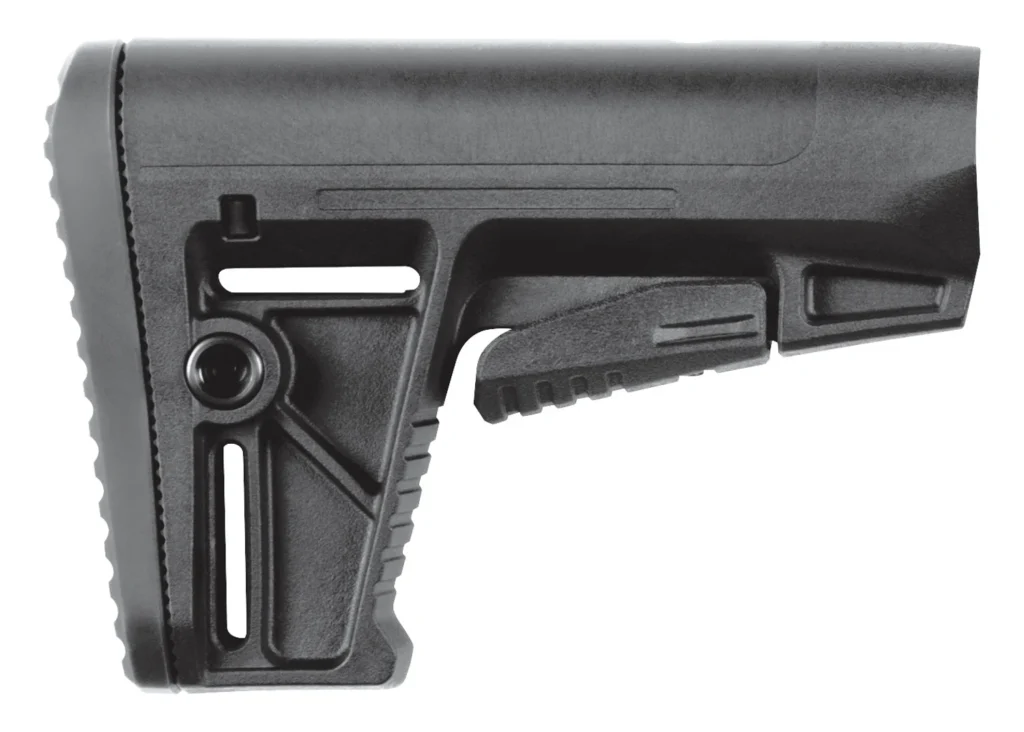 Kriss USA DADS150BL00 DS150 Stock  Black Synthetic for AR-15 with Mil-Spec Tube