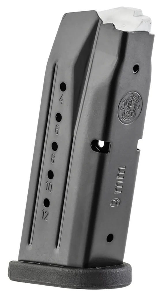 Smith & Wesson 194540000 M&P Compact 12rd 9mmLuger Blued Steel