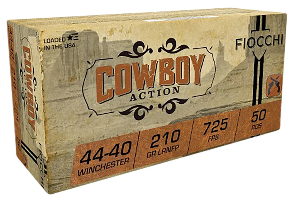 Fiocchi 4440CA Cowboy Action  44-40Win 210gr Lead Round Nose Flat Point 50 Per Box/10 Case