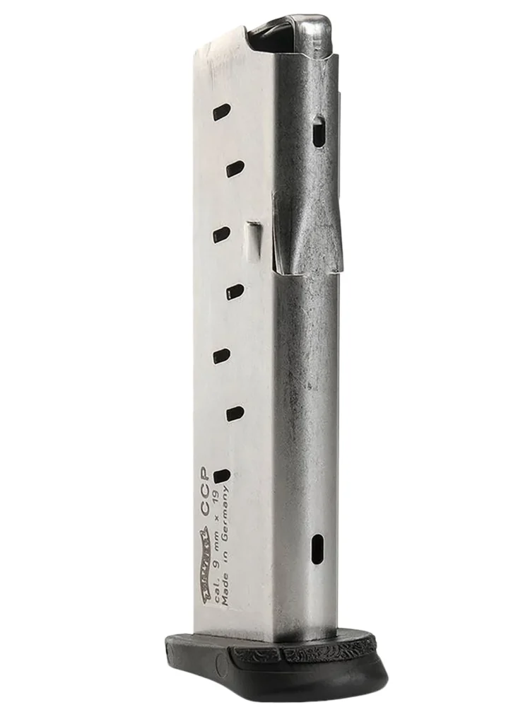 Walther Arms 50860002 CCP  8rd 9mm Luger Nickel Steel