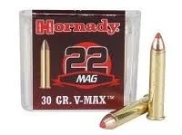 Hornady .22 WMR 30gr V-MAX Brass – 50rd